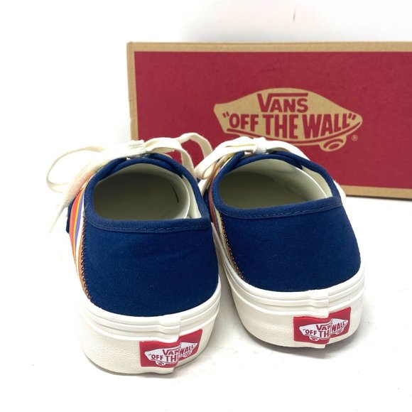 VANS Authentic Sf Retro Stripes Dress Blue Women's Size 7 VN0A3MU61B - Picture 2 of 11